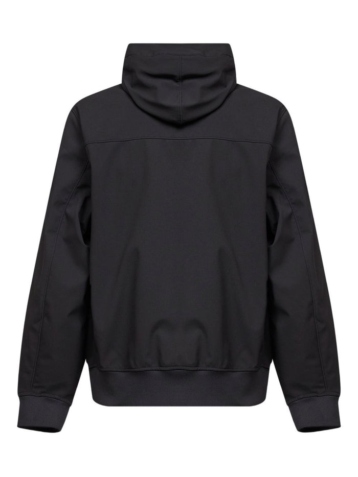 Stone Island Coats Black Poliestere