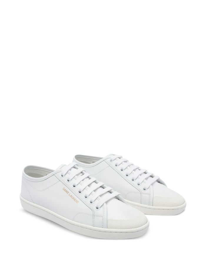 Saint Laurent Sneakers White Calf Lather