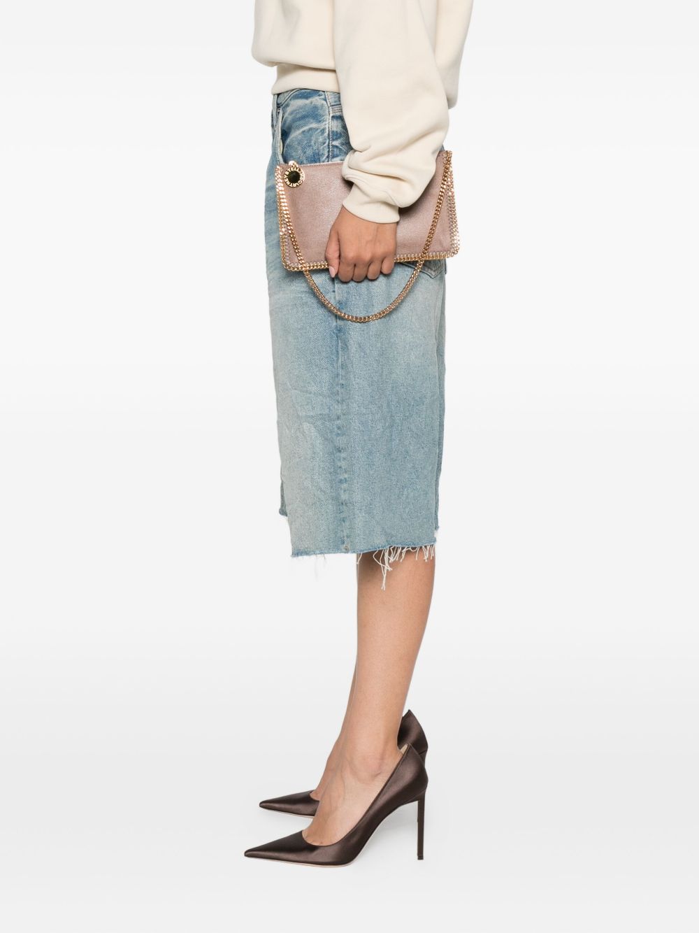 Stella Mccartney Bags Beige Outer: Polyester