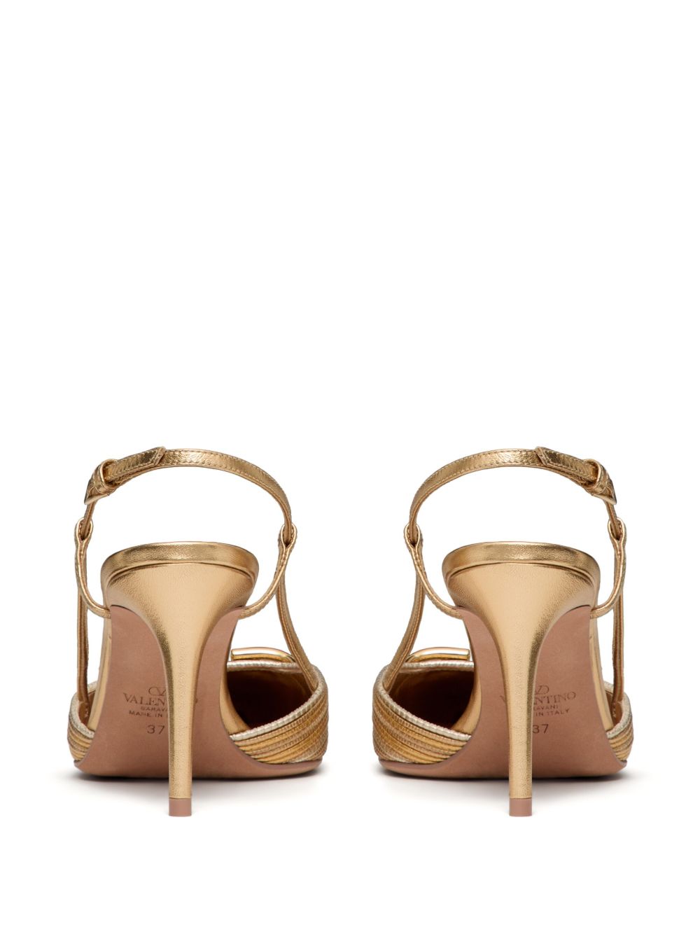 Valentino Garavani With Heel Golden Cotton
