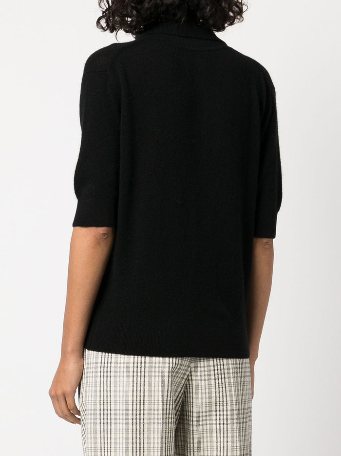 KHAITE T-shirts and Polos Black Cashmere