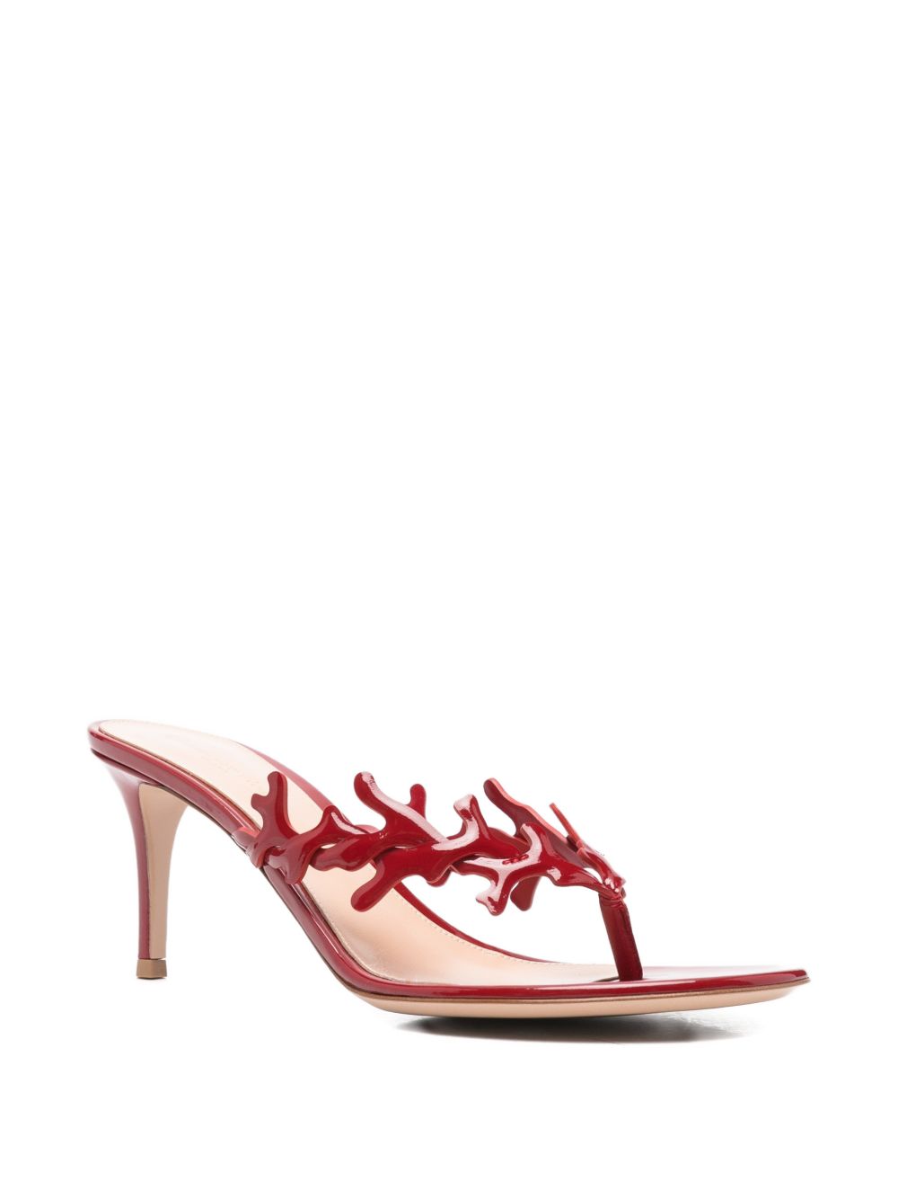 Gianvito Rossi Sandals Red Patent Calf Leather