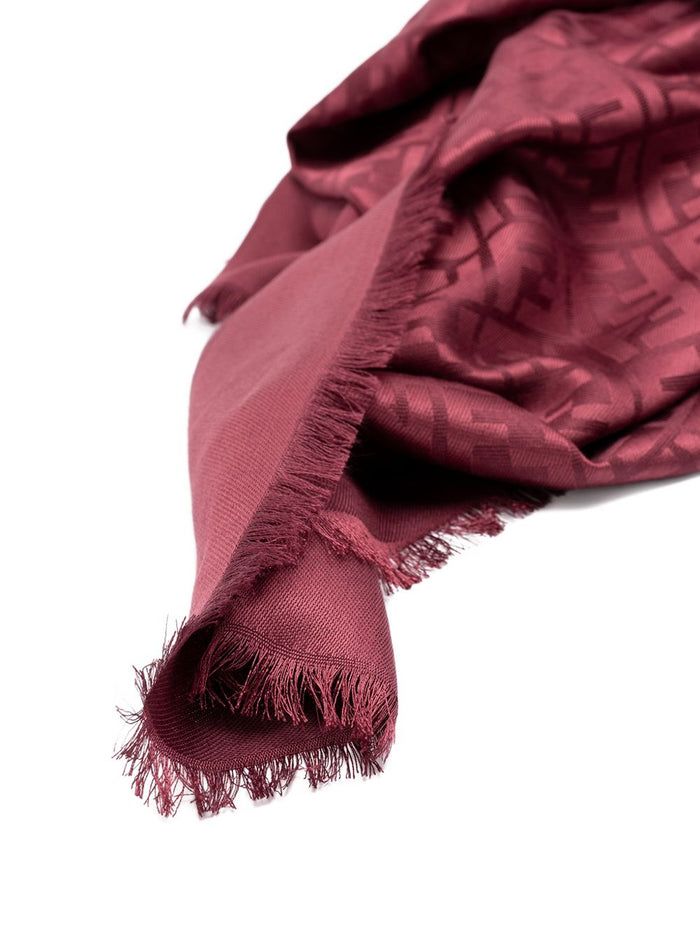 Fendi Scarfs Bordeaux Silk