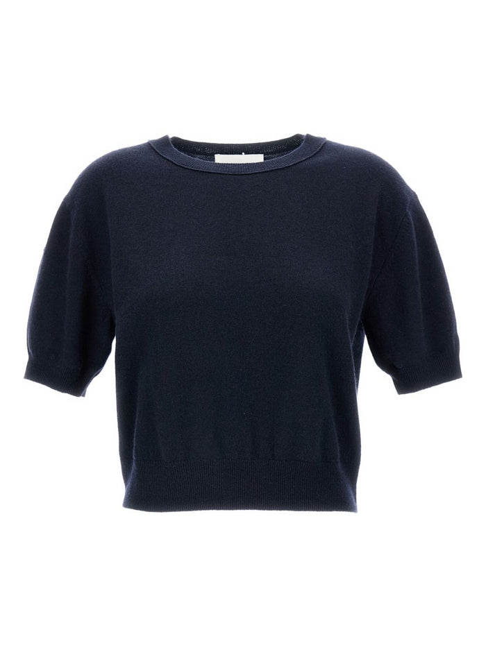 LISA YANG T-shirts and Polos Blue Cashmere
