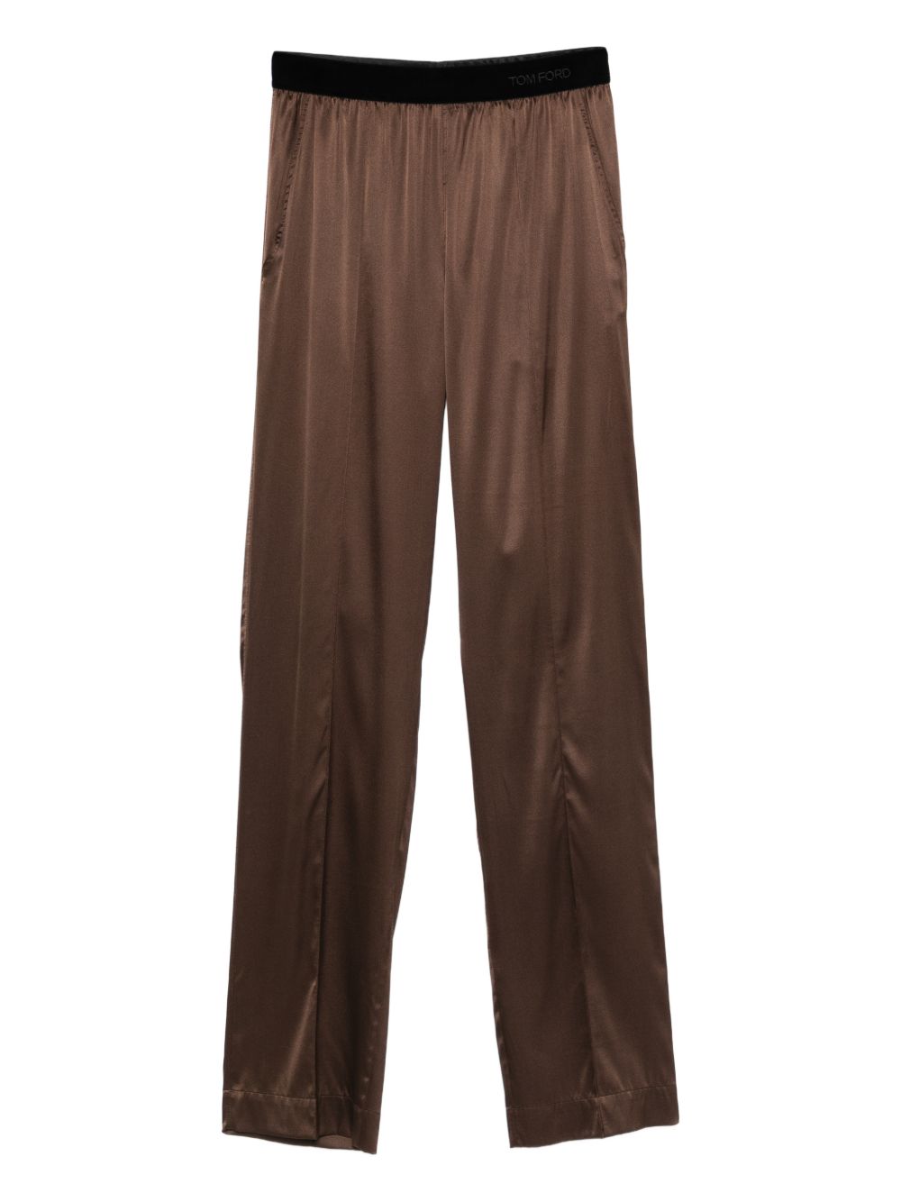 Tom Ford Trousers Brown Silk