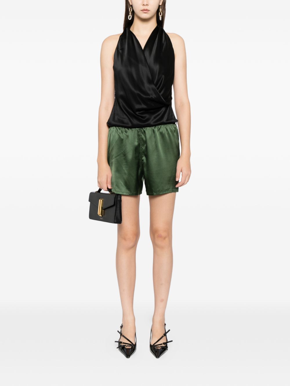 Tom Ford Shorts Green Silk