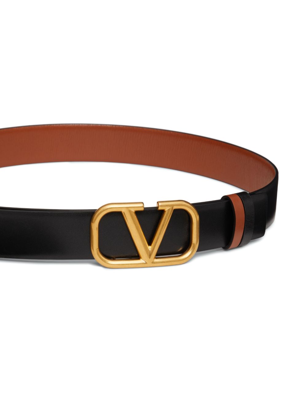 Valentino Garavani Belts Leather Brown Calf