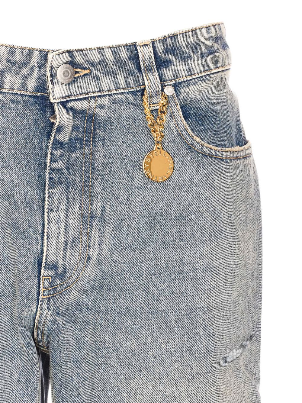 Stella McCartney Jeans Blue Metallo