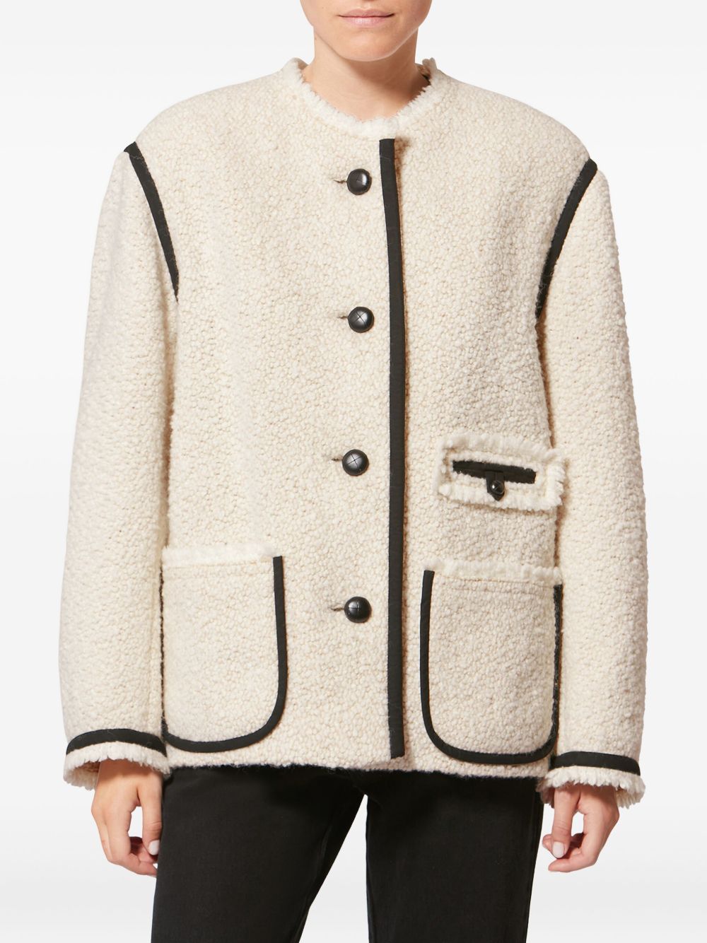 Isabel Marant Jackets Beige Arilic Wool Polyester