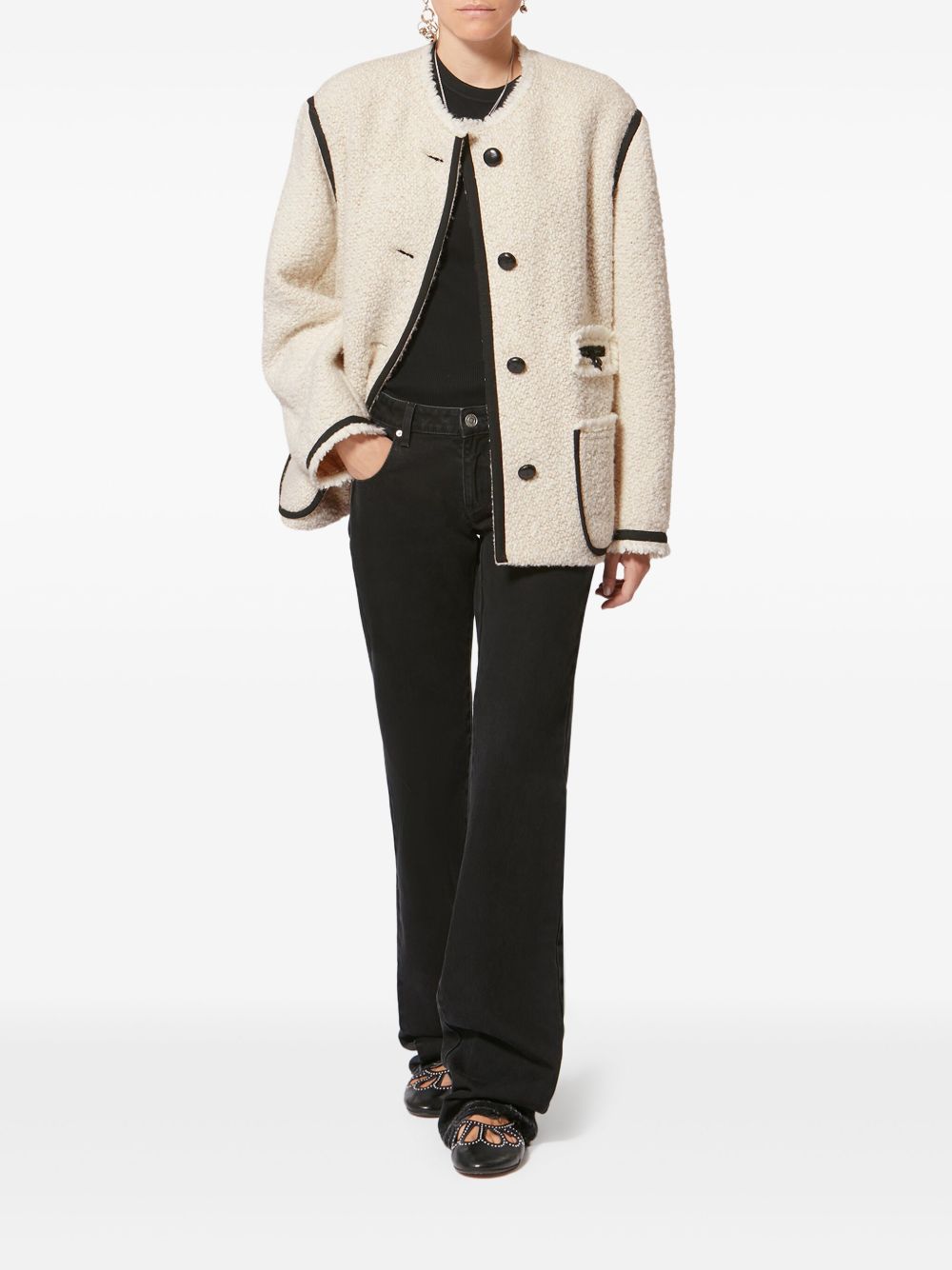 Isabel Marant Jackets Beige Arilic Wool Polyester