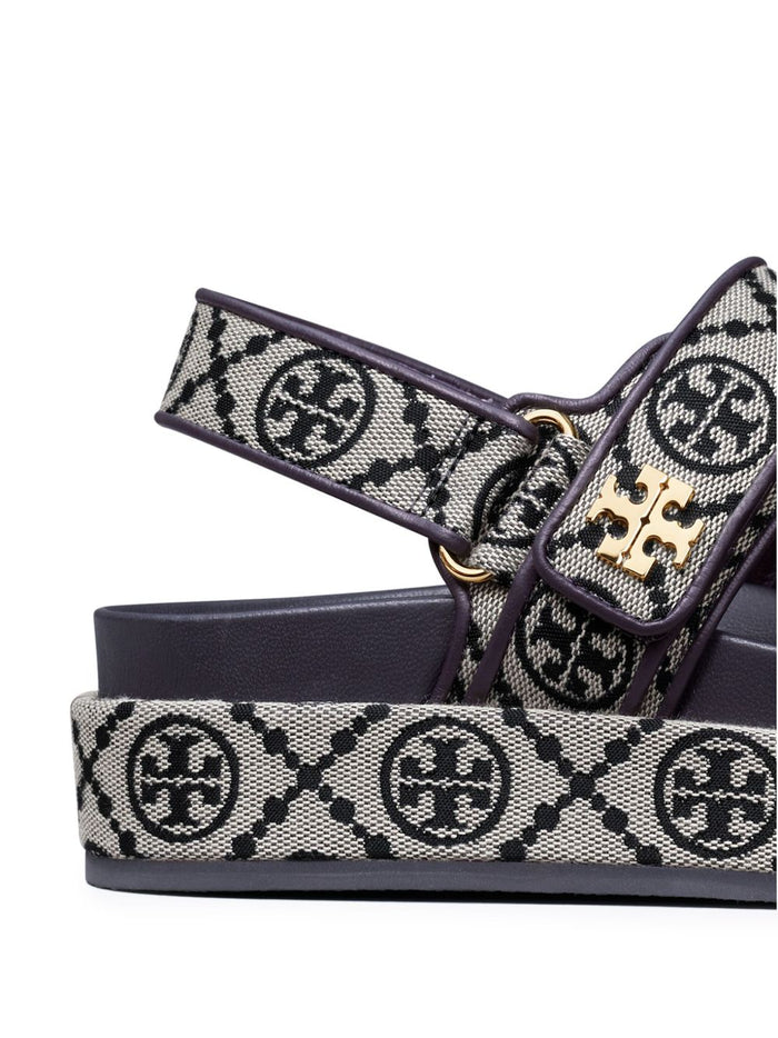 Tory Burch Sandals Blue Polyester