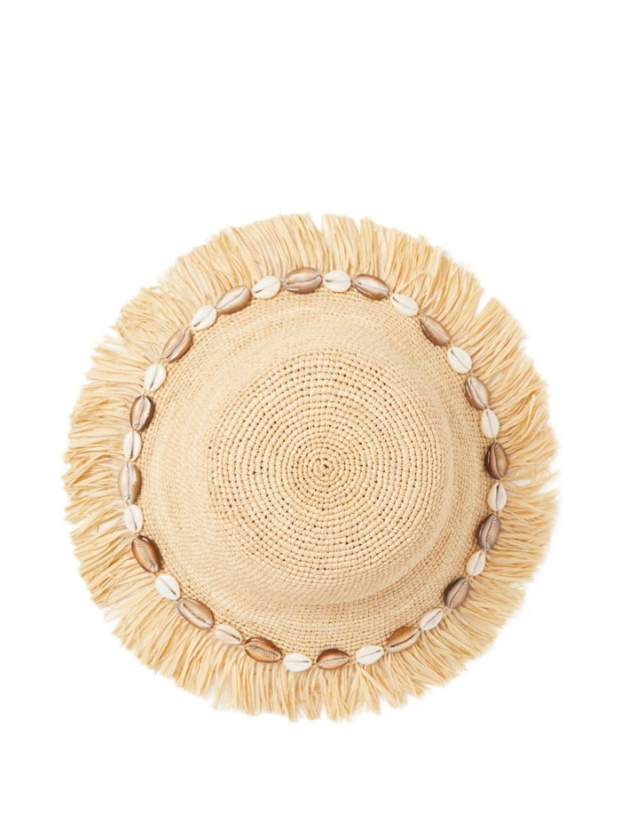 Alanui Hats Beige Raffia