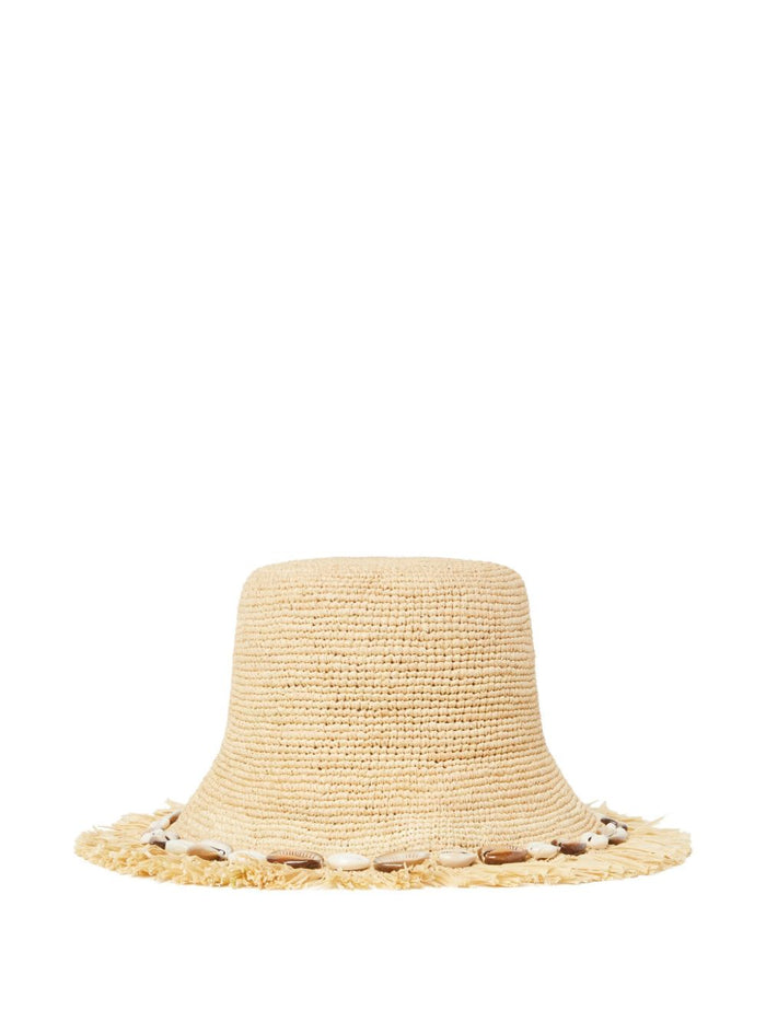 Alanui Hats Beige Raffia
