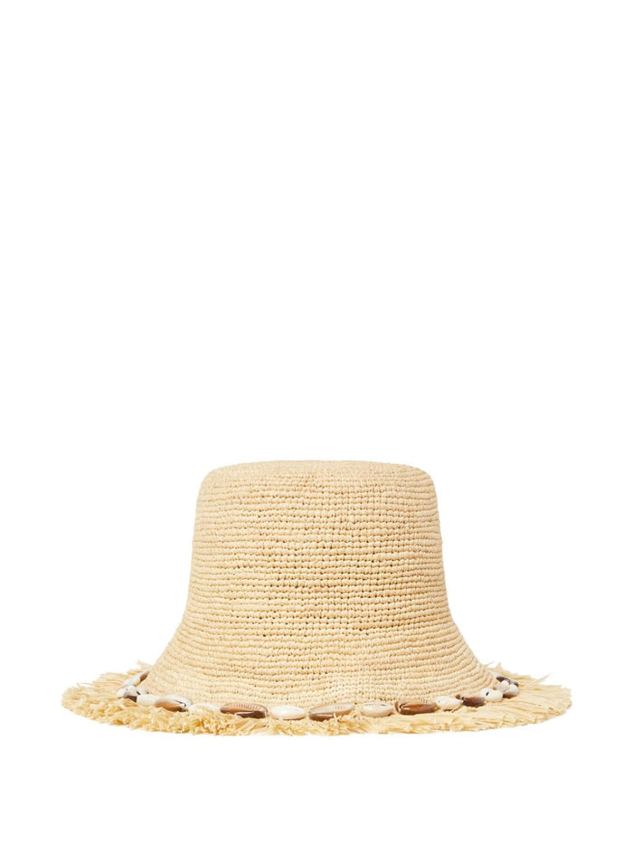 Alanui Hats Marrone Chiaro Raffia