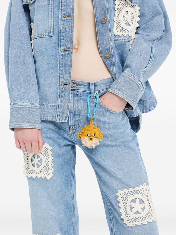 Alanui Keychains Yellow Cotton