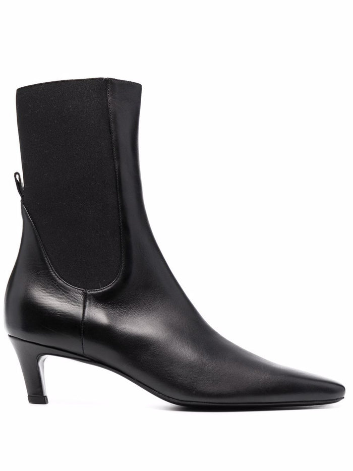 TOTEME PRE Boots Black Calf Leather