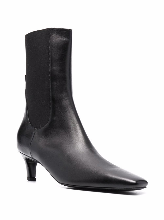 TOTEME PRE Boots Black Calf Leather
