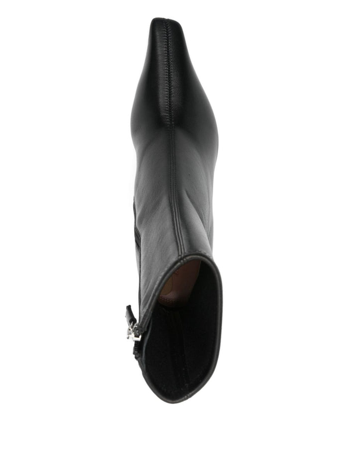 Amina Muaddi Boots Black