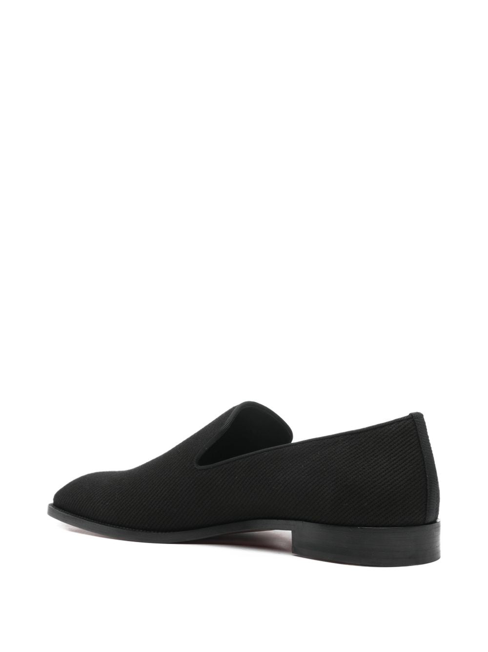 Christian Louboutin Flat shoes Black Outer: Fabric