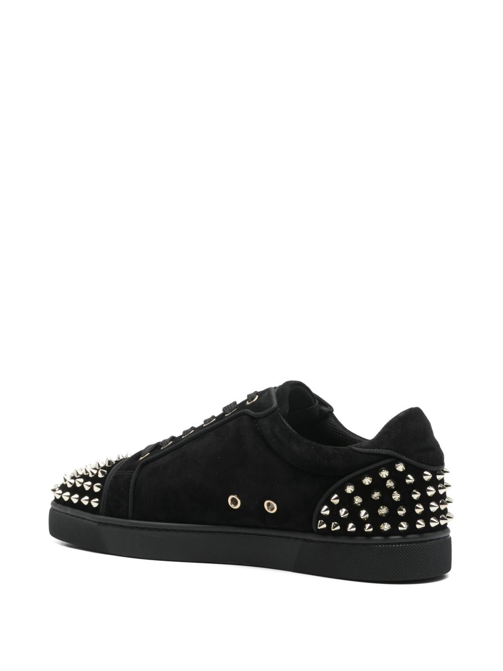 Christian Louboutin Sneakers Black Outer: Calf Suede