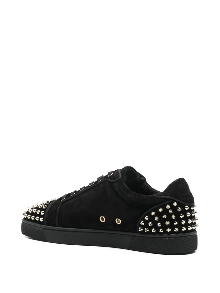 Christian Louboutin Sneakers Black Outer: Calf Suede