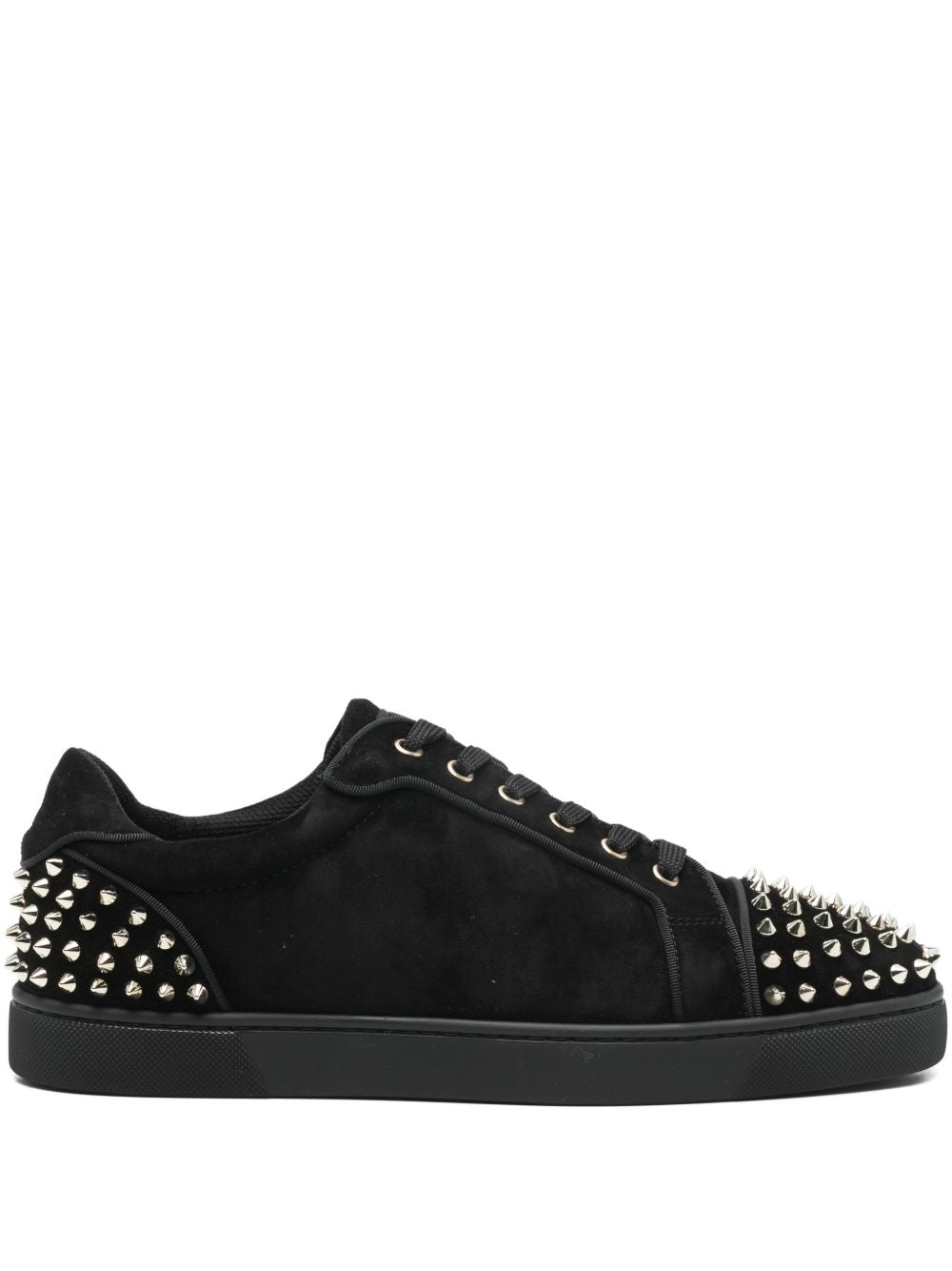 Christian Louboutin Sneakers Black Outer: Calf Suede
