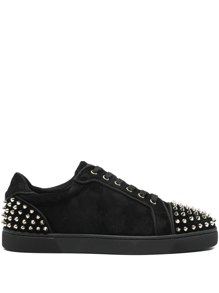 Christian Louboutin Sneakers Black Outer: Calf Suede