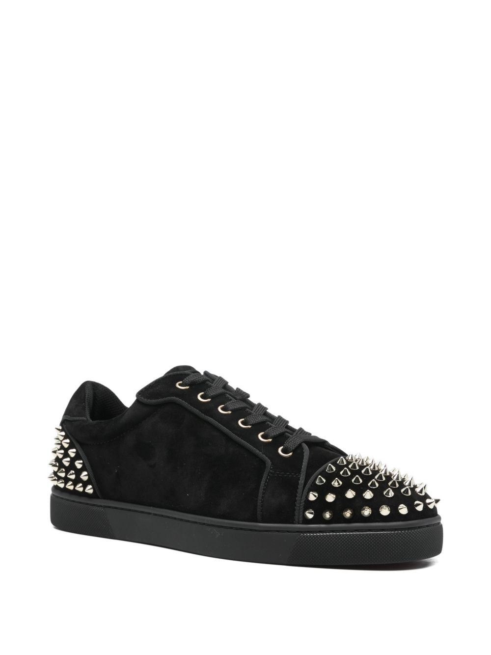 Christian Louboutin Sneakers Black Outer: Calf Suede