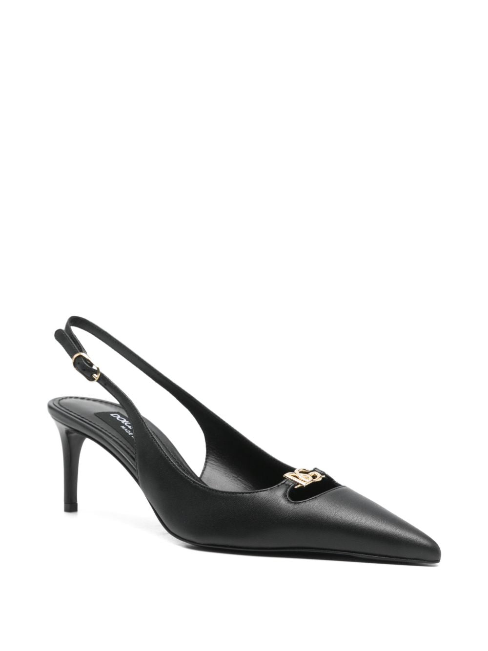 Dolce & Gabbana With Heel Black Calf Leather