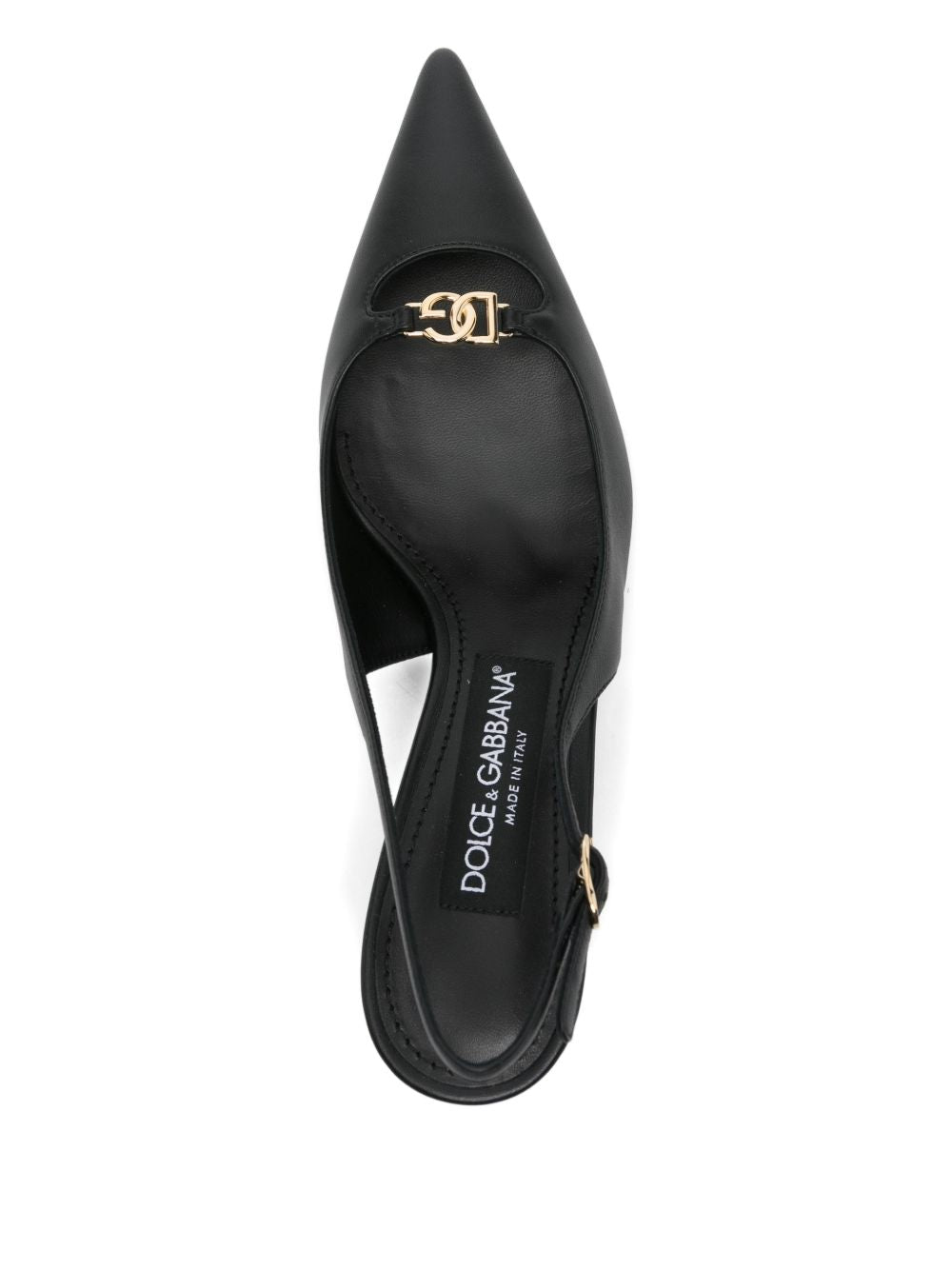 Dolce & Gabbana With Heel Black Calf Leather
