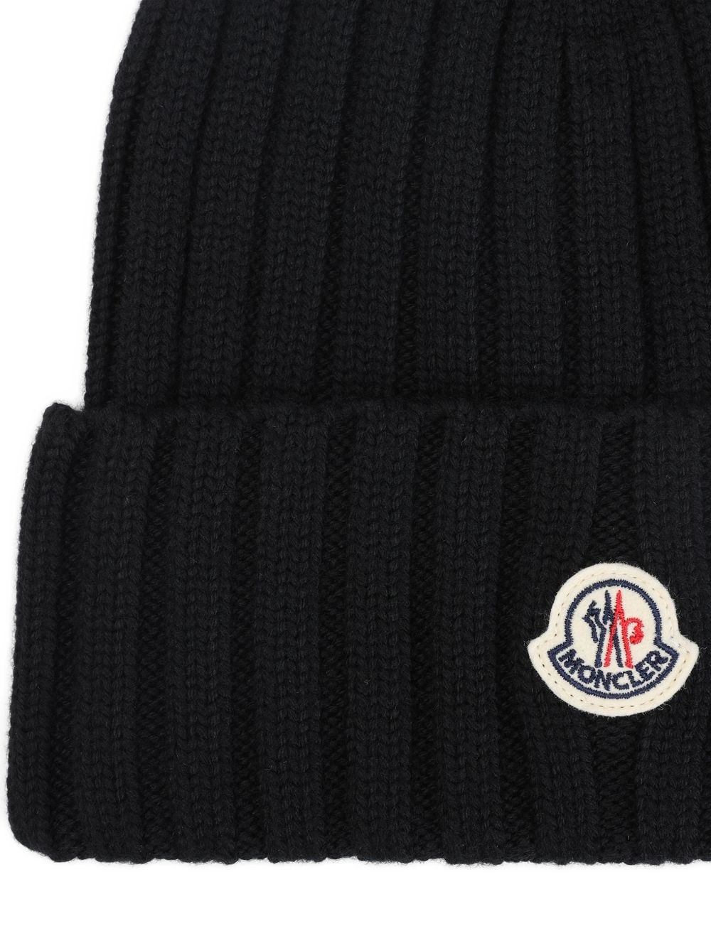 Moncler Hats Black Virgin Wool
