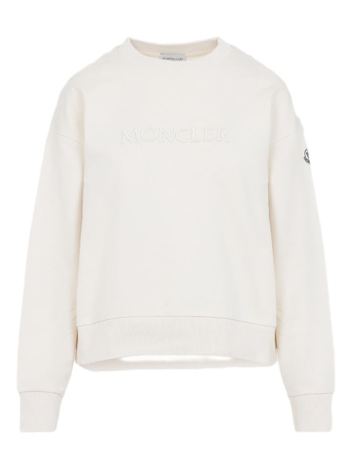 Moncler Sweaters Beige Cotton