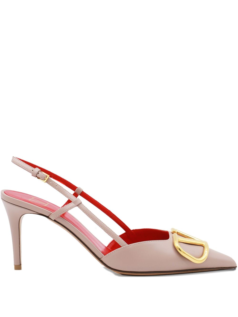 Valentino Garavani With Heel Powder Calf Leather