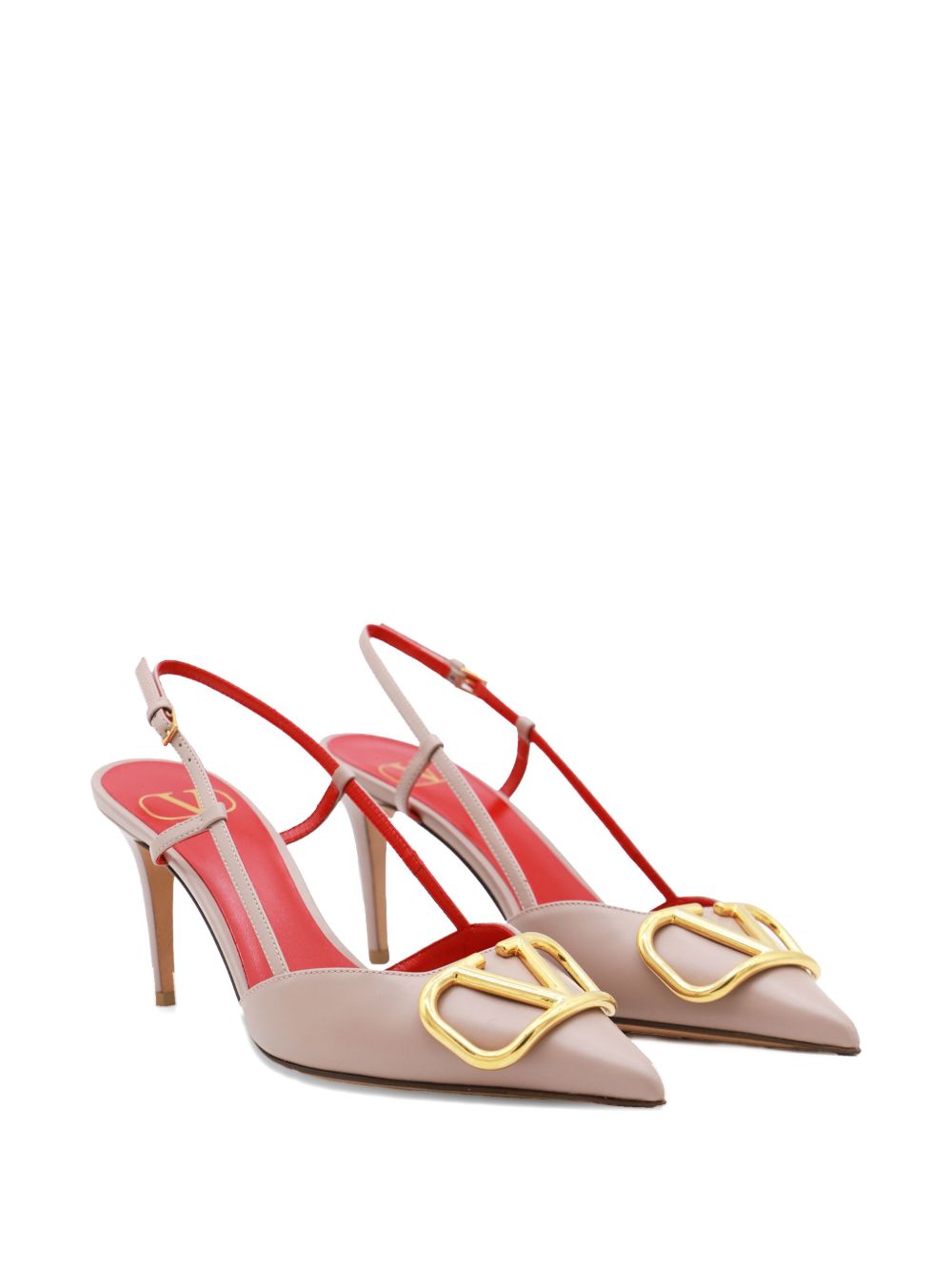 Valentino Garavani With Heel Powder Calf Leather