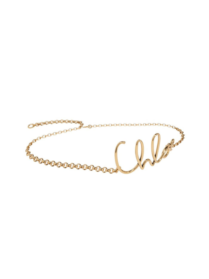 Chloè Belts Golden Brass