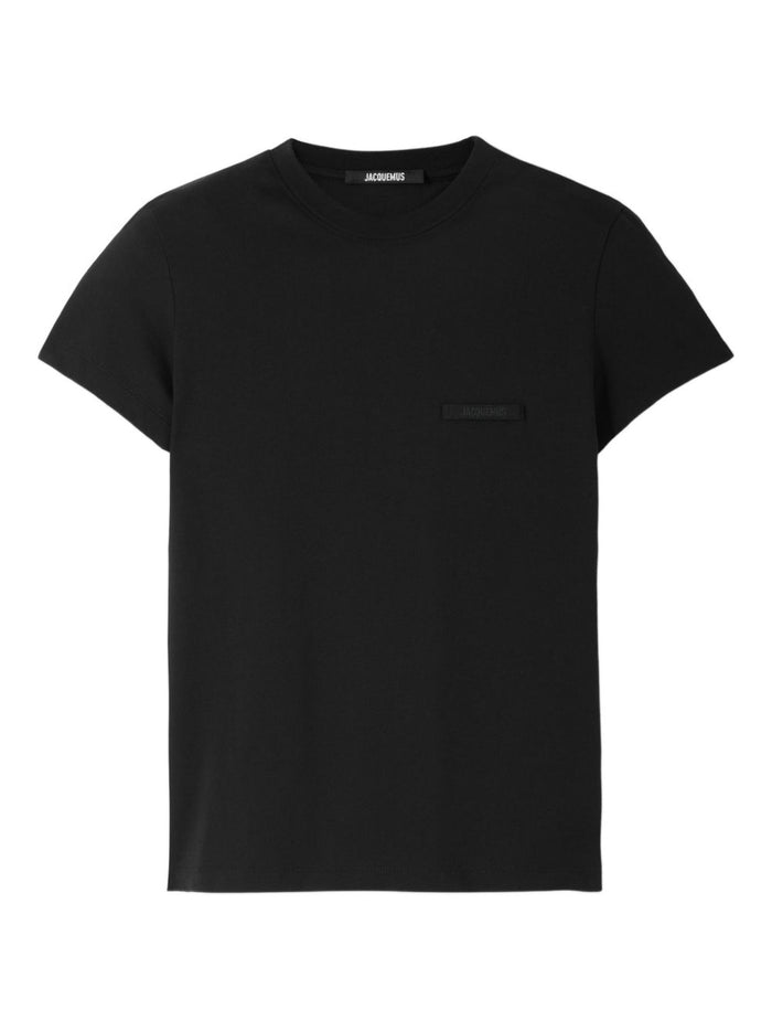 Jacquemus T-Shirts And Polos Black Principal:cotton