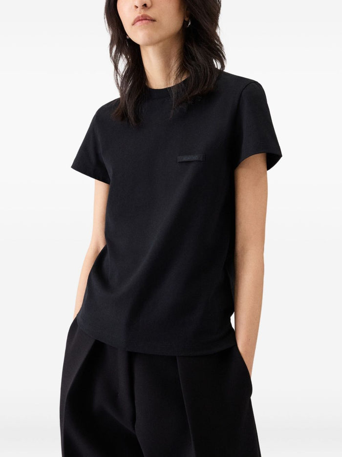 Jacquemus T-Shirts And Polos Black Principal:cotton