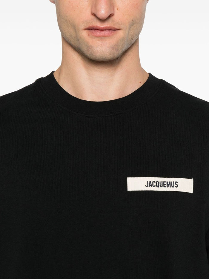 Jacquemus T-Shirts And Polos Black Principal:cotton