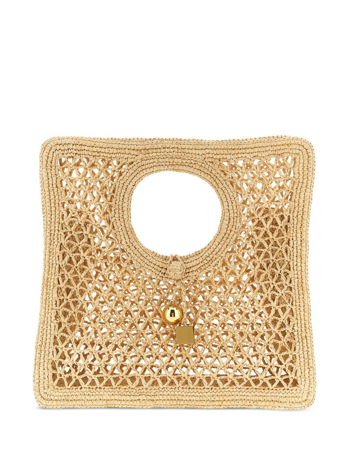 JACQUEMUS Bags Beige Principal:raffia