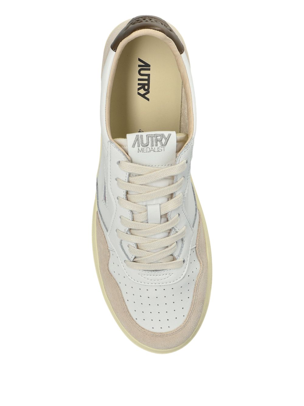 AUTRY Sneakers Green Fabric Rubber Calf Leather