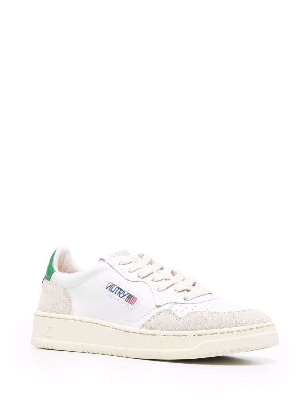 AUTRY Sneakers Green Calf Leather