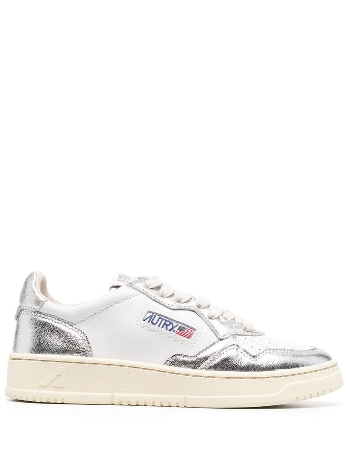 AUTRY Sneakers Silver Leather