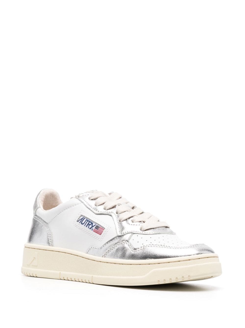 AUTRY Sneakers Silver Leather
