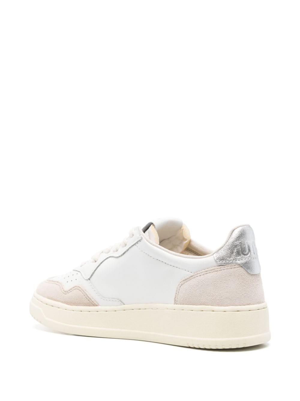 AUTRY Sneakers Silver Goat Skin