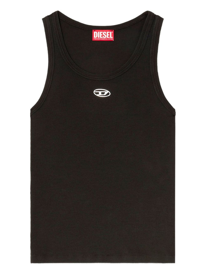 Diesel Top Black Elastane Cotton