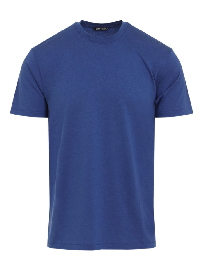 Tom Ford T-shirts and Polos Blue Lyocell - Cotton