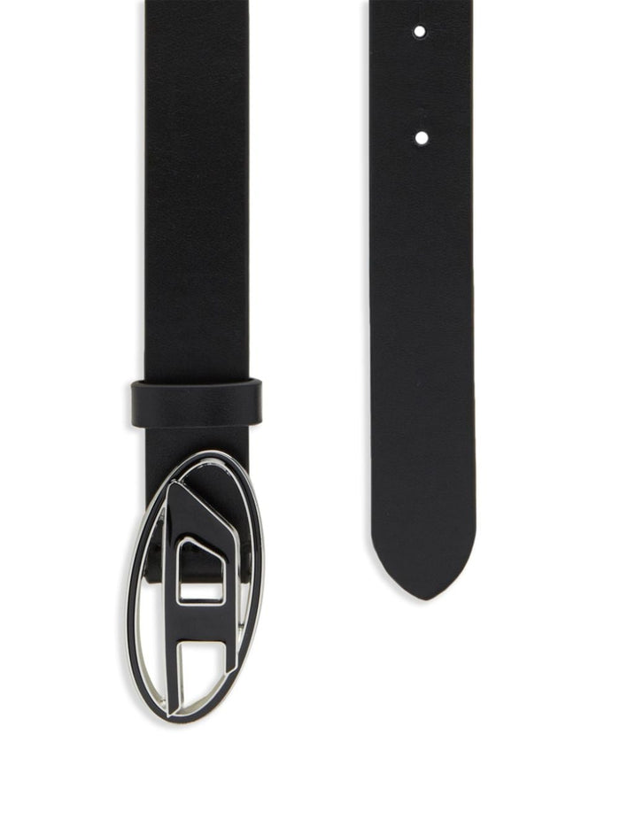 Diesel Belts Black Calf Leather