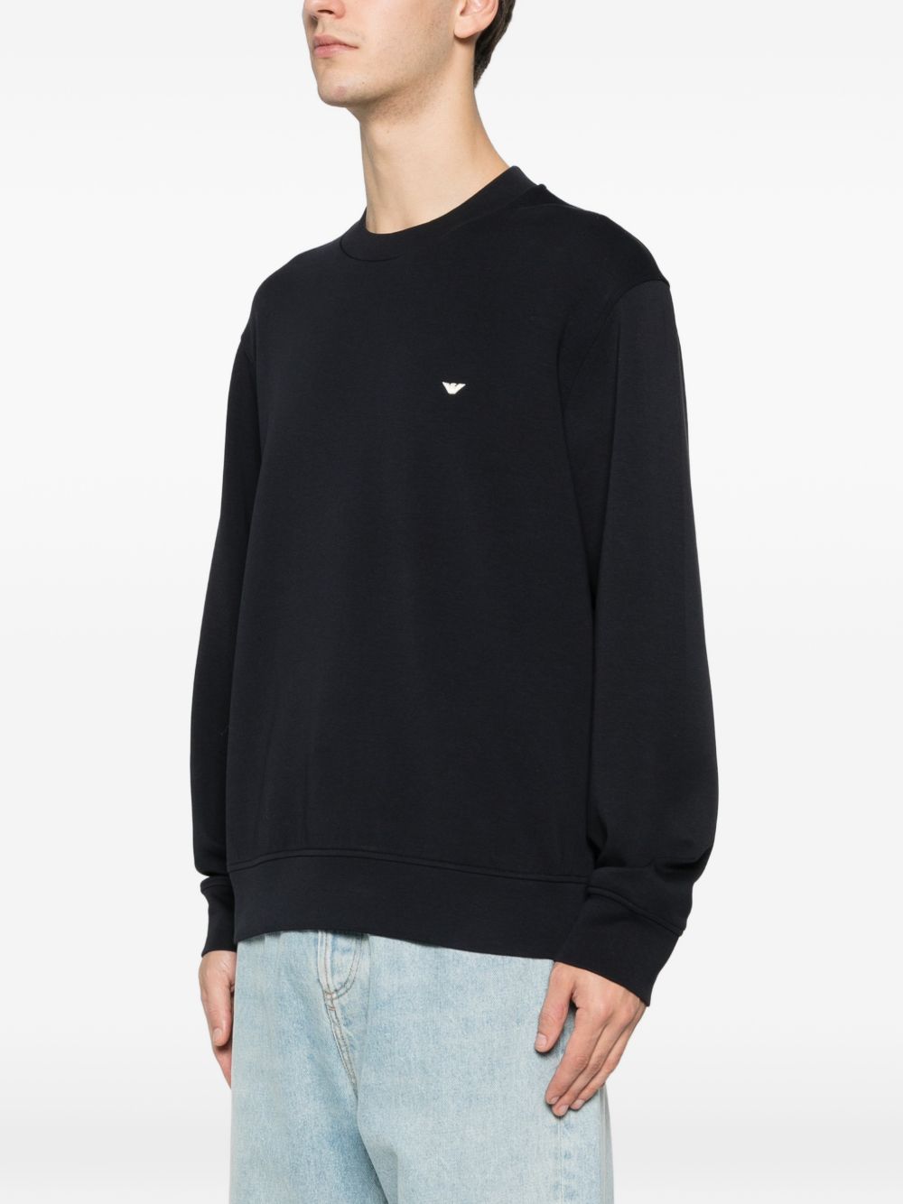 Emporio Armani Sweaters Blue Polyester