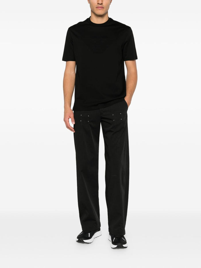 Emporio Armani T-shirts and Polos Black Cotton