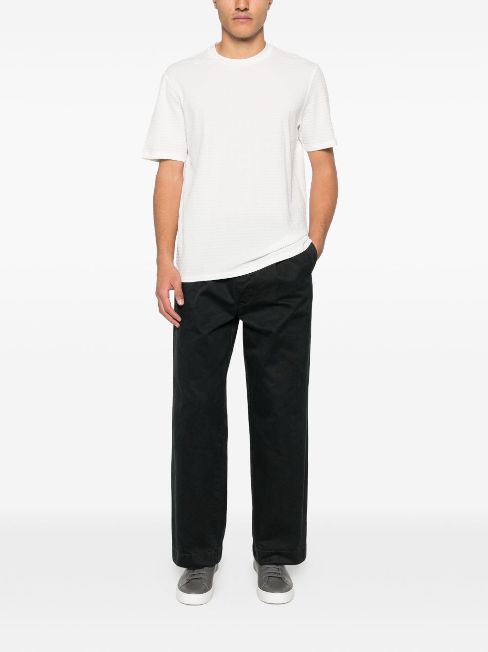 Emporio Armani T-shirts and Polos White Cotton